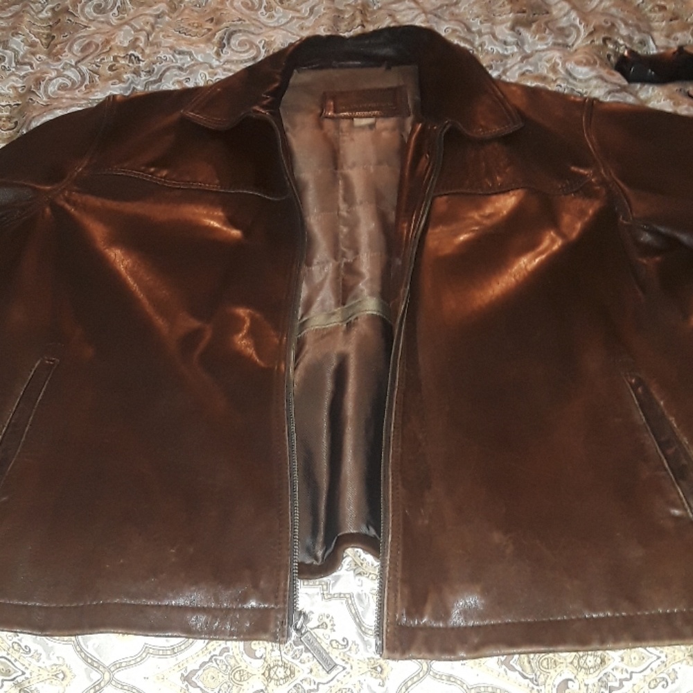 Mens leather jacket